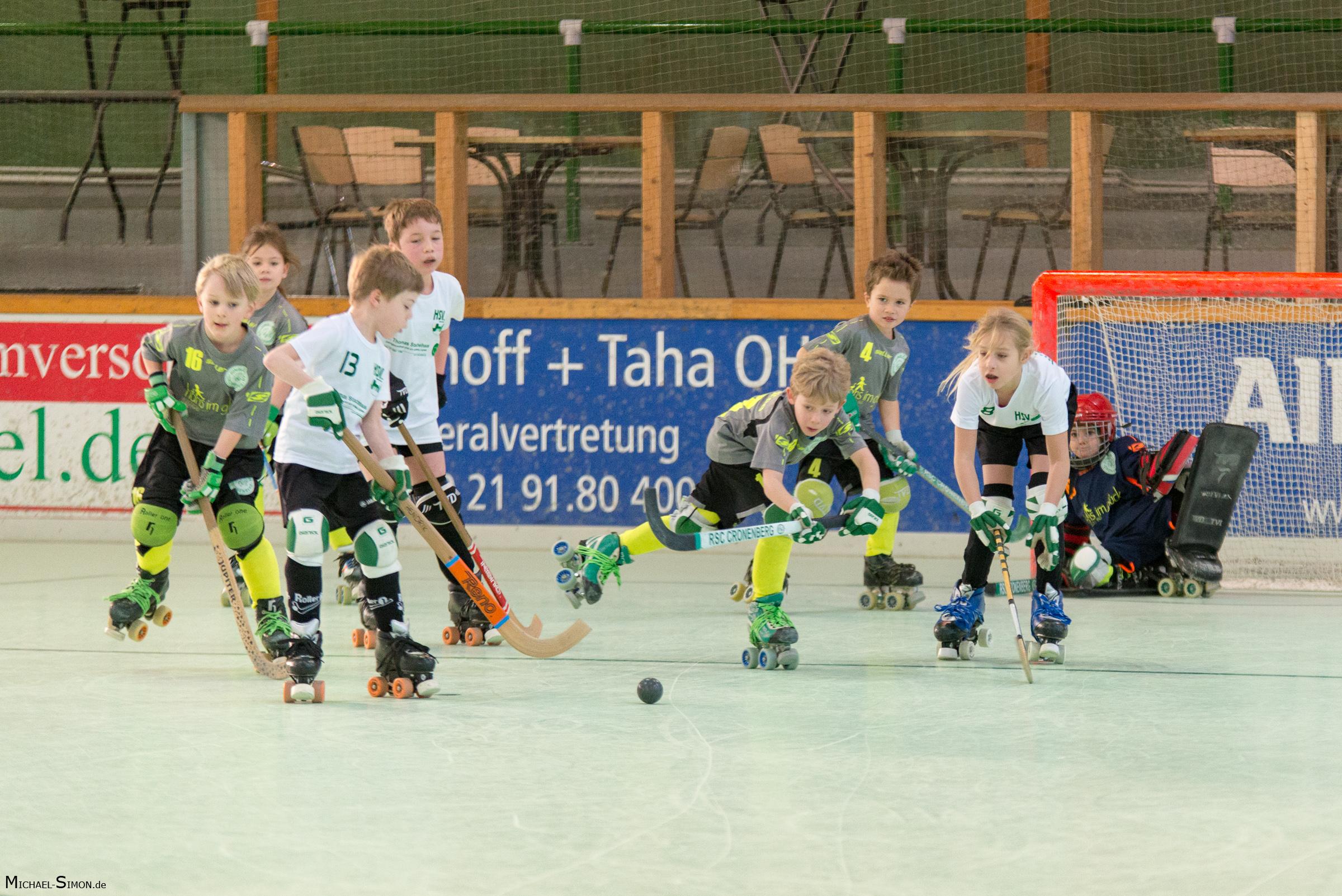 RSC Cronenberg Rollhockey Spieltag U9 14.01.2018